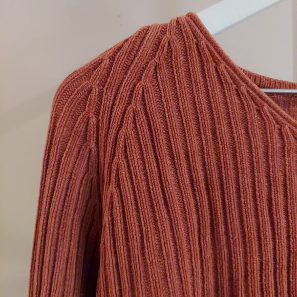 Alps Sweater Size Large Ribbed Longsleeve V-Neck Capsule Minimalist - Picture 4 of 7